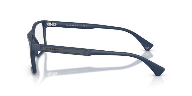 แว่นสายตา Emporio Armani EA3038 6185 มุมข้าง ขาโลหะเส้นบาง