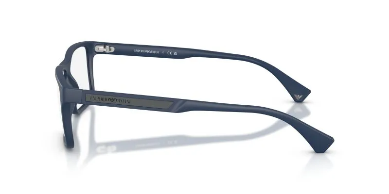 แว่นสายตา Emporio Armani EA3038 6185 มุมข้าง ขาโลหะเส้นบาง