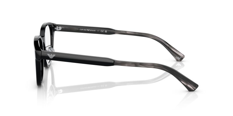 แว่นสายตา Emporio Armani EA3216D 5017 มุมข้าง Pantos Black