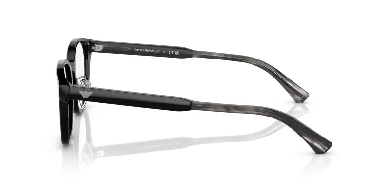 แว่นสายตา Emporio Armani EA3216D 5017 มุมข้าง Pantos Black