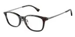 Emporio Armani EA3217D 5026 แว่นสายตาอะซิเตทฮาวานา Pillow Asian Fit สำหรับผู้ชาย
