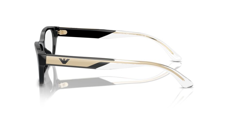 แว่นสายตา Emporio Armani EA3238U 5017 มุมข้าง Cat-Eye Black