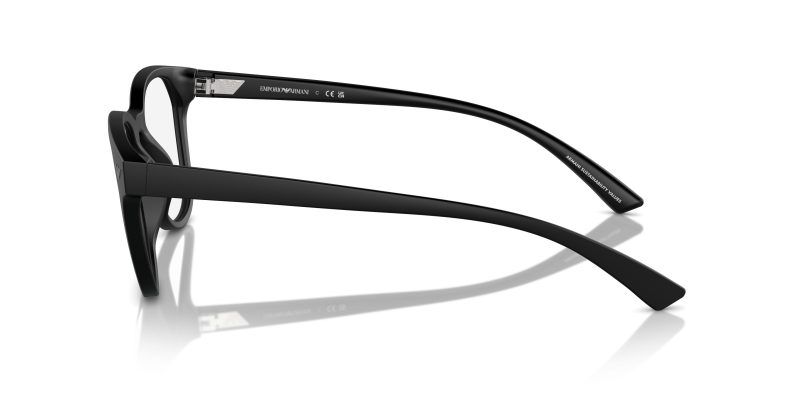 แว่นสายตา Emporio Armani EA3240U 5001 มุมข้าง ดีไซน์ Italian Modern