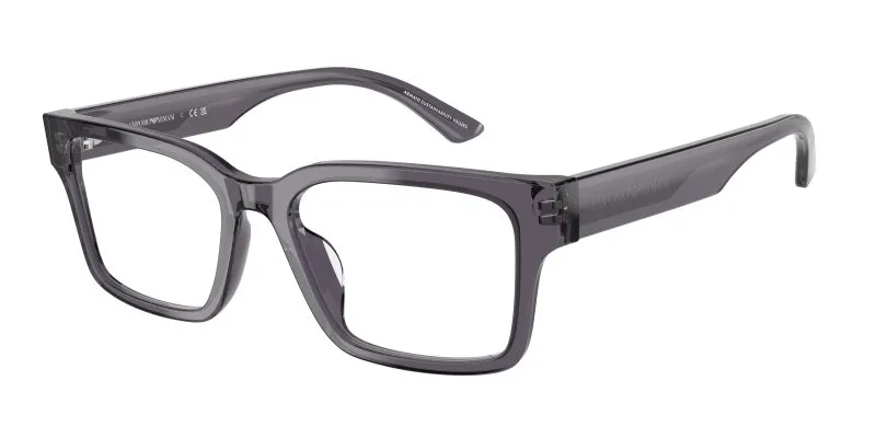 Emporio Armani EA3245U 6106 แว่นสายตาอะซิเตทเทาโปร่งใส Rectangle Unisex Emporio Armani EA3245U 6106 แว่นสายตาอะซิเตทเทาโปร่งใส Rectangle Unisex