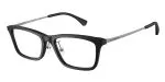 Emporio Armani EA3252D 5001 แว่นสายตาอะซิเตทดำด้าน Rectangle XL Asian Fit สำหรับผู้ชาย