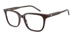 Emporio Armani EA3258F 6255 แว่นสายตาอะซิเตทน้ำตาลประกาย Square สำหรับผู้ชาย