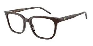 Emporio Armani EA3258F 6255 แว่นสายตาอะซิเตทน้ำตาลประกาย Square สำหรับผู้ชาย