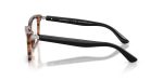 แว่นสายตา Emporio Armani EA3261U 6266 มุมข้าง Butterfly Striped Brown