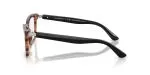แว่นสายตา Emporio Armani EA3261U 6266 มุมข้าง Butterfly Striped Brown