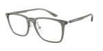 Emporio Armani EA3263D 6106 แว่นสายตากรอบฉีดเทาโปร่งใส Pillow Unisex Asian Fit