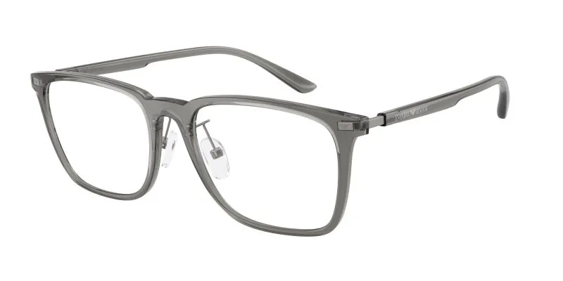 Emporio Armani EA3263D 6106 แว่นสายตากรอบฉีดเทาโปร่งใส Pillow Unisex Asian Fit