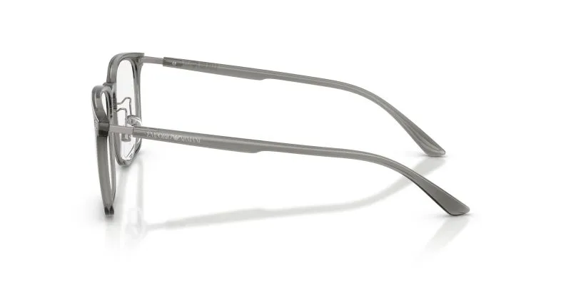 แว่นสายตา Emporio Armani EA3263D 6106 มุมข้าง Pillow Translucent Grey Unisex