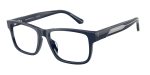 Emporio Armani EA3265U 6039 แว่นสายตาอะซิเตทน้ำเงิน Rectangle สำหรับผู้ชาย