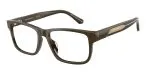 Emporio Armani EA3265U 6307 แว่นสายตาอะซิเตทน้ำตาลขัดเงา Rectangle Unisex