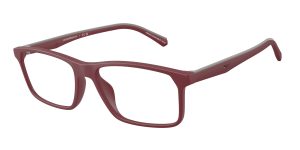 Emporio Armani EA3266U 5261 แว่นสายตากรอบฉีด Matte Bordeaux Pillow สำหรับผู้ชาย