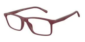 Emporio Armani EA3266U 5261 แว่นสายตากรอบฉีด Matte Bordeaux Pillow สำหรับผู้ชาย