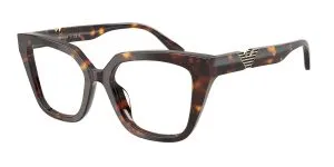 Emporio Armani EA3267U 5026 แว่นสายตาอะซิเตท Havana Cat-Eye สำหรับผู้หญิง
