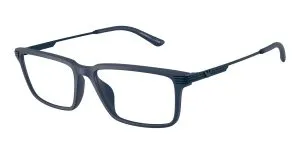 Emporio Armani EA3268U 6185 แว่นสายตากรอบฉีดน้ำเงินด้าน Rectangle Unisex