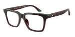 Emporio Armani EA3272U 6315 แว่นสายตาอะซิเตท Opal Brown Green Square Unisex