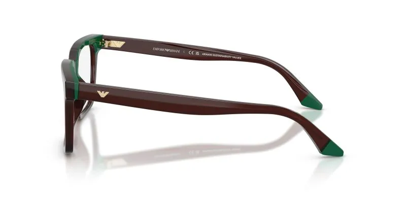 แว่นสายตา Emporio Armani EA3272U 6315 มุมข้าง Square Opal