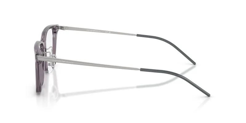แว่นสายตา Emporio Armani EA3275D 5029 มุมข้าง Rectangle Translucent Grey Silver