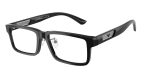 Emporio Armani EA3278F 5017 แว่นสายตาอะซิเตทดำขัดเงา Rectangle สำหรับผู้ชาย