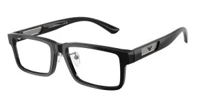 Emporio Armani EA3278F 5017 แว่นสายตาอะซิเตทดำขัดเงา Rectangle สำหรับผู้ชาย