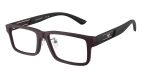 Emporio Armani EA3278F 6371 แว่นสายตาอะซิเตทพลัมด้าน Rectangle สำหรับผู้ชาย