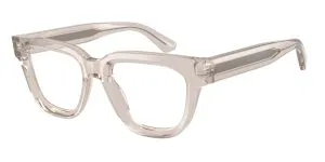 Emporio Armani EA3281F 6363 แว่นสายตาอะซิเตท Translucent Tundra Irregular สำหรับผู้หญิง