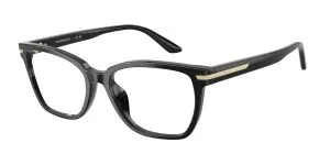 Emporio Armani EA3282BU 5017 แว่นสายตาอะซิเตทดำขัดเงา Cat-Eye สำหรับผู้หญิง