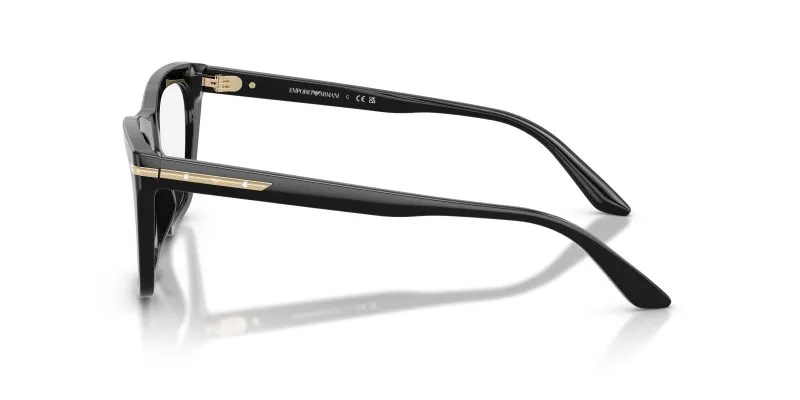 แว่นสายตา Emporio Armani EA3283BU 5017 มุมข้าง ขาโลหะเส้นบาง