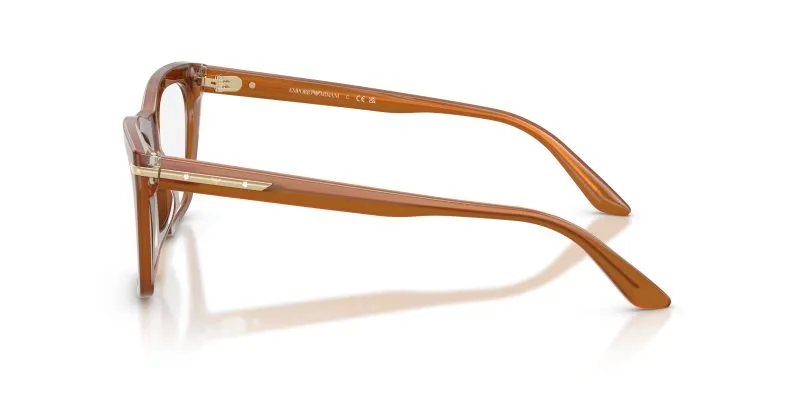 แว่นสายตา Emporio Armani EA3283BU 6376 มุมข้าง ขาโลหะเส้นบาง