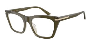 Emporio Armani EA3283BU 6378 แว่นสายตาอะซิเตทเขียวเข้ม Cat-Eye สำหรับผู้หญิง
