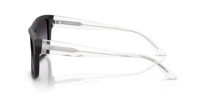 แว่นกันแดด Emporio Armani EA4197 50018G มุมข้าง ขาโลหะเส้นบาง