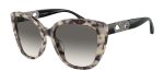 Emporio Armani EA4214U 605811 แว่นกันแดดอะซิเตทฮาวานาครีม Butterfly Gradient Grey สำหรับผู้หญิง