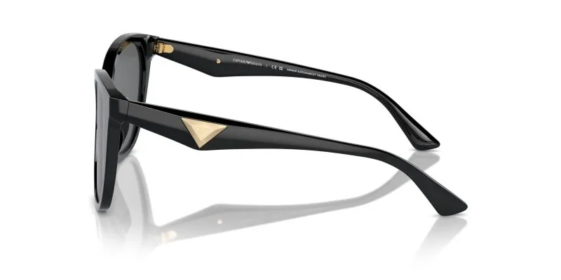 แว่นกันแดด Emporio Armani EA4222U 501787 มุมข้าง ขาโลหะเส้นบาง