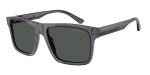 Emporio Armani EA4232F 610687 แว่นกันแดดอะซิเตทเทาโปร่งใส Square Smoke สำหรับผู้ชาย
