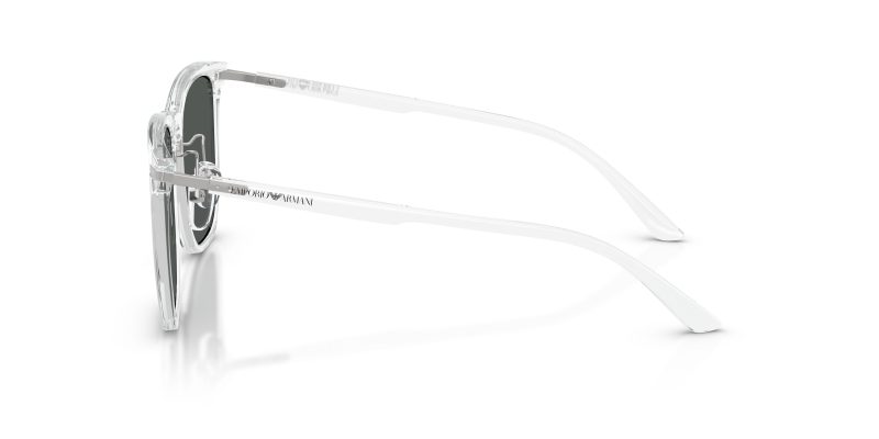 แว่นกันแดด Emporio Armani EA4255D 634487 มุมข้าง Geometric Crystal Silver