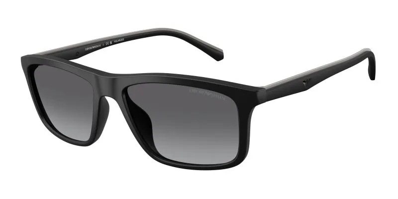 Emporio Armani EA4257U 500181 แว่นกันแดดกรอบฉีดดำด้าน เลนส์ Polarized Grey Gradient สำหรับผู้ชาย Emporio Armani EA4257U 500181 แว่นกันแดดกรอบฉีดดำด้าน เลนส์ Polarized Grey Gradient สำหรับผู้ชาย