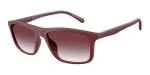 Emporio Armani EA4257U 52618H แว่นกันแดดกรอบฉีดบอร์โดด้าน เลนส์ Violet Gradient สำหรับผู้ชาย