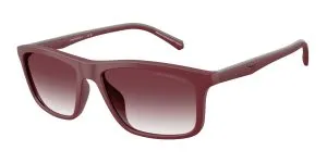 Emporio Armani EA4257U 52618H แว่นกันแดดกรอบฉีดบอร์โดด้าน เลนส์ Violet Gradient สำหรับผู้ชาย