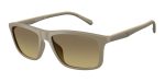 Emporio Armani EA4257U 5437G9 แว่นกันแดดกรอบฉีดเบจด้าน Brown Gradient สำหรับผู้ชาย