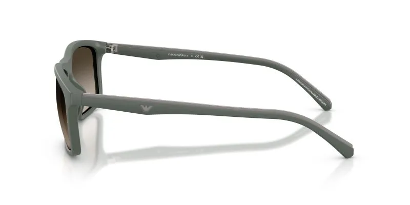 แว่นกันแดด Emporio Armani EA4257U 631213 มุมข้าง Green Gradient Brown