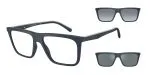 Emporio Armani EA4258F 50881W แว่นกันแดดกรอบน้ำเงิน สำหรับผู้ชาย