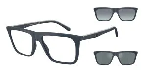 Emporio Armani EA4258F 50881W แว่นกันแดดกรอบน้ำเงิน สำหรับผู้ชาย