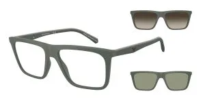 Emporio Armani EA4258F 63121W แว่นกันแดดกรอบเขียว สำหรับผู้ชาย