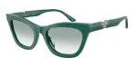 Emporio Armani EA4259U 63248E แว่นกันแดดอะซิเตทเขียวประกาย Cat-Eye สำหรับผู้หญิง Emporio Armani EA4259U 63248E แว่นกันแดดอะซิเตทเขียวประกาย Cat-Eye สำหรับผู้หญิง