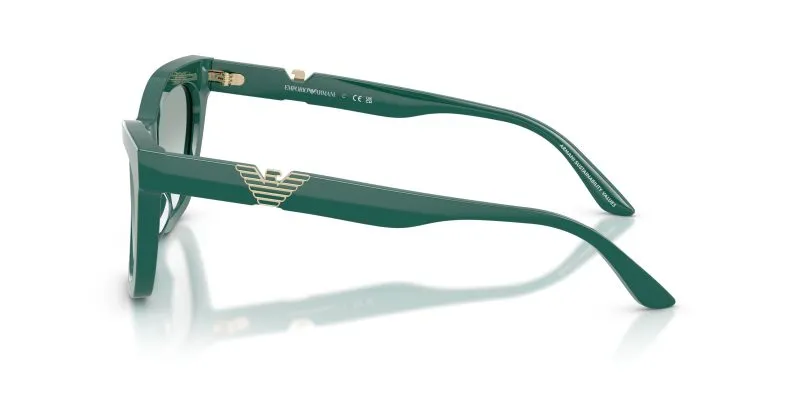 แว่นกันแดด Emporio Armani EA4259U 63248E มุมข้าง Cat-Eye Green Gradient