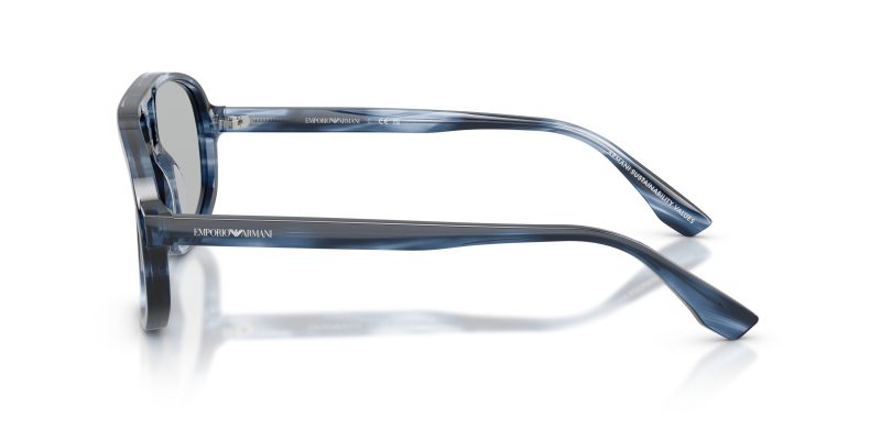 แว่นกันแดด Emporio Armani EA4263U 632787 มุมข้าง ขาโลหะเส้นบาง ทรงนักบินคลาสสิก