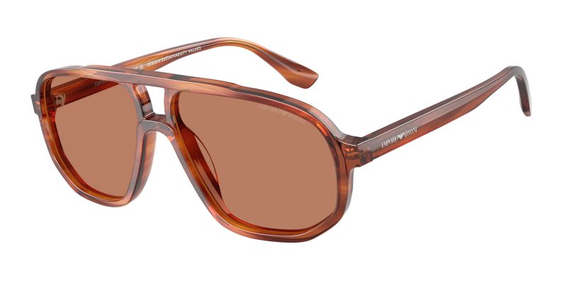 Emporio Armani EA4263U 632973 แว่นกันแดดกรอบน้ำตาล สำหรับผู้ชาย